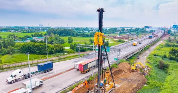 Dự án mở rộng cao tốc TPHCM - Trung Lương - Mỹ Thuận thi công cầm chừng