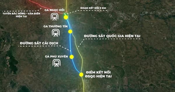 Hà Nội dịch chuyển 26,5 km đường sắt để mở rộng Quốc lộ 1A