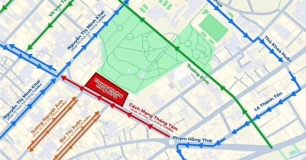 Loạt tuyến đường đổi th&agrave;nh 1 chiều, cấm xe để l&agrave;m 3 ga ngầm metro 2 TP.HCM