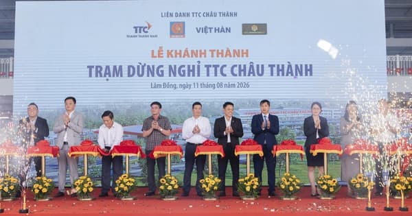 Kh&aacute;nh th&agrave;nh trạm dừng nghỉ TTC Ch&acirc;u Th&agrave;nh tr&ecirc;n cao tốc Vĩnh Hảo - Phan Thiết