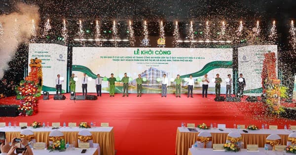 Khởi công Dự án nhà ở cho lực lượng vũ trang Công an nhân dân tại Đông Anh