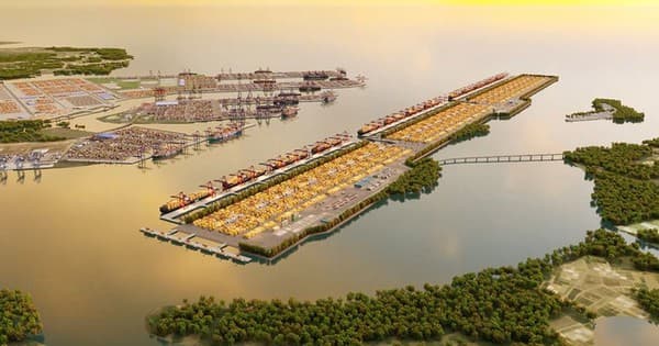 Ngay tháng sau sẽ khởi công siêu cảng gần 5 tỷ USD, đủ sức đón được tàu container lớn nhất thế giới