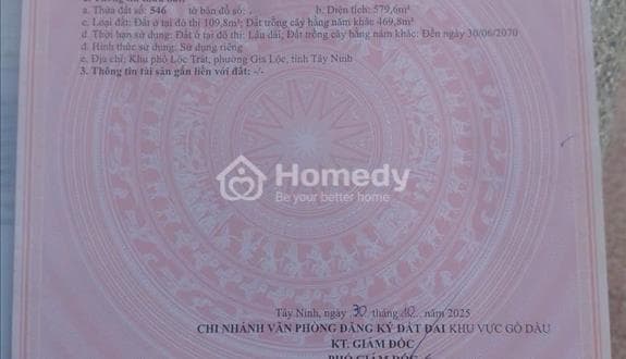 🔥 Chính Chủ cần Bán Gấp Lô Đất Đẹp- Phường Gia Lộc , Trảng Bàng