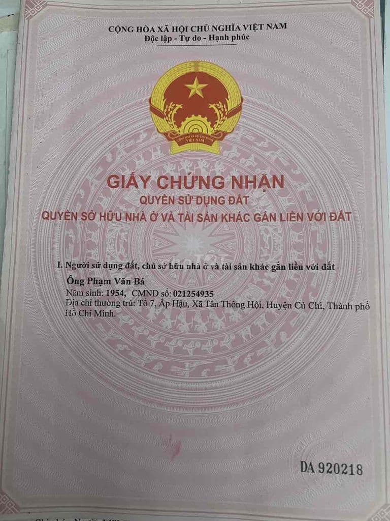 BÁN ĐẤT CỦ CHI - Ảnh 3