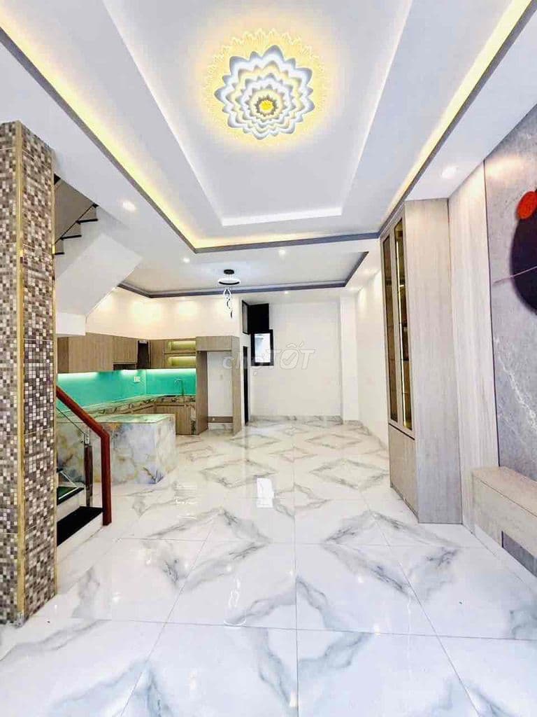 🛑Nhà mới xây, 4 tầng, gần MT Mạc Vân 50m2 đất,, k có lộ giới Q8