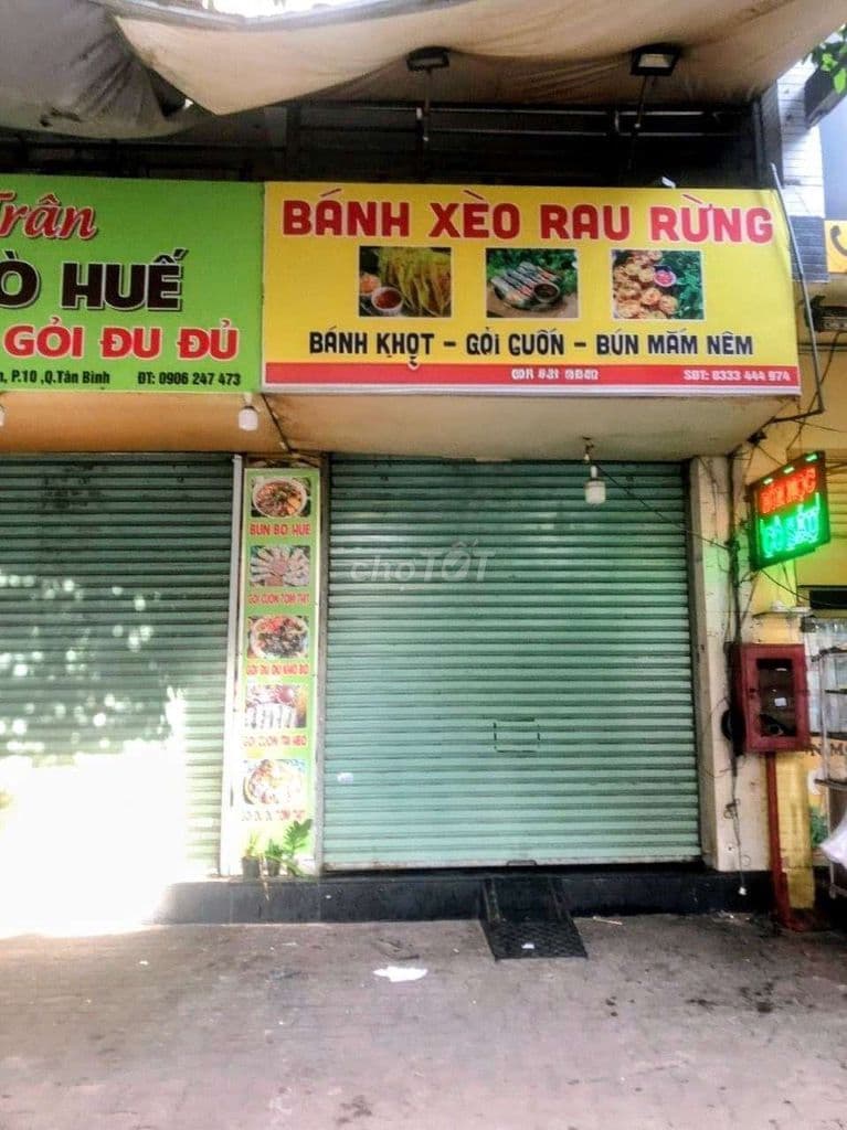 Cho thuê nhà mặt tiền tầng trệt chung cư Bàu Cát, P10, Tân Bình