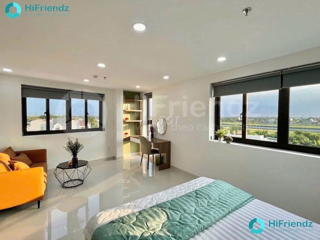 STUDIO TÁCH BẾP CỬA SỔ TRỜI VIEW ĐẸP FULL NỘI THẤT GẦN LOTTE - Ảnh 2