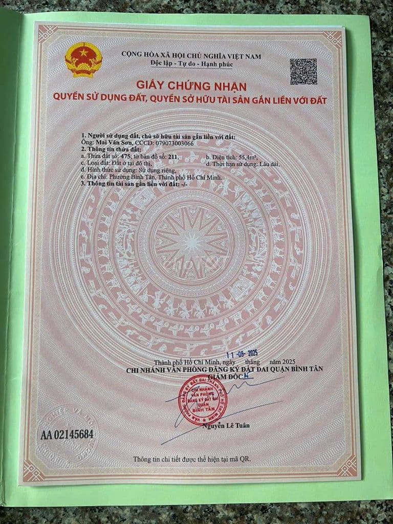 Nền thổ cư giá rẻ phường tân tạo - Ảnh 2