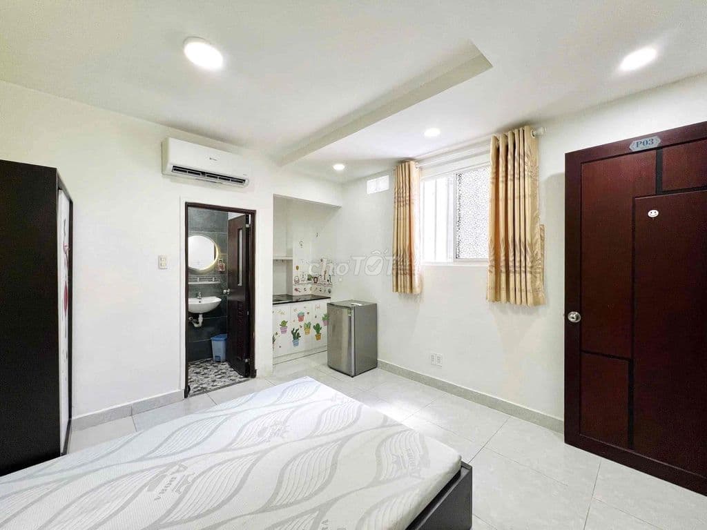 CHO THUÊ STUDIO CỬA SỔ SÁT TÂN ĐỊNH QUẬN 1 FULL NỘI THẤT CAO CẤP