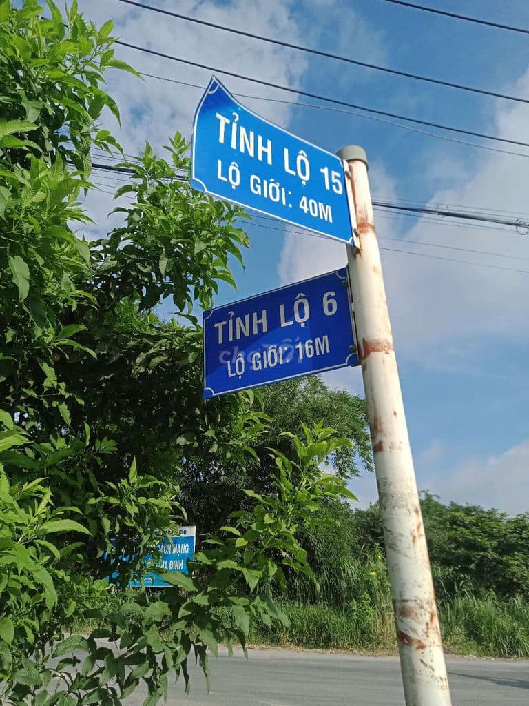 Đất vườn mặt tiền đường nhựa