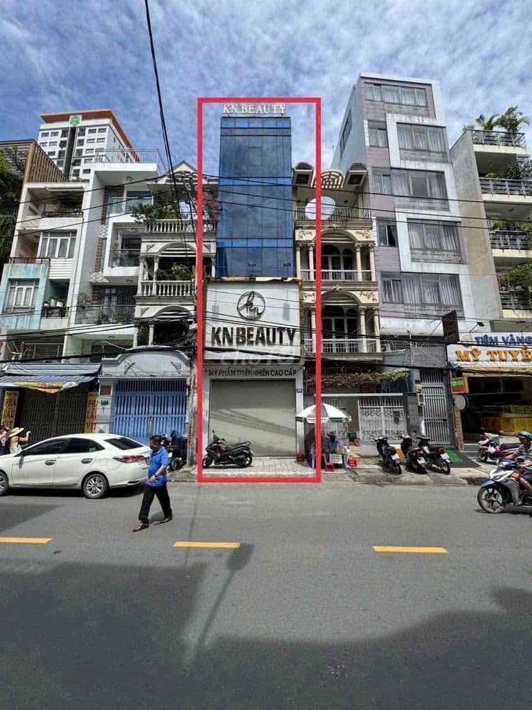 NHÀ MẶT TIỀN 5LẦU ĐƯỜNG NGUYỄN VĂN THƯƠNG,P25,BT.dtsd:320m2 - 9pn 5wc