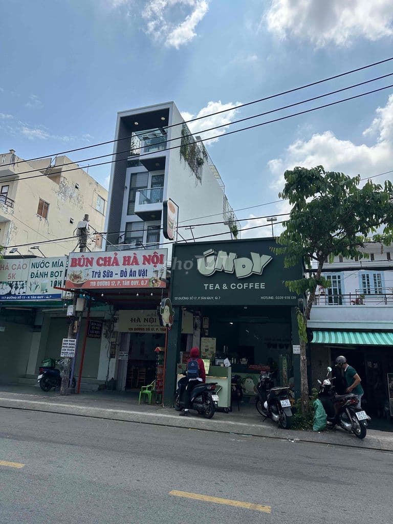 Nhà phố kinh doanh mặt tiền đường số 17 phường tân Qy Q7