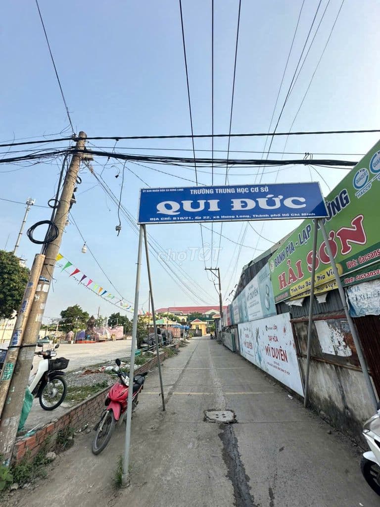 Hẻm 8m đât 152m2 đoàn ng. Tuấn ngay trường quy đức