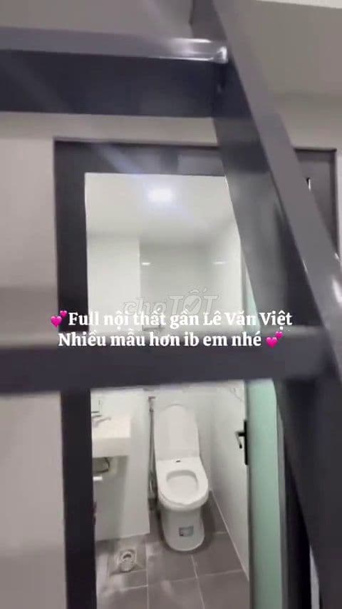 cho thuê phòng trọ Lê Văn Việt siêu nét - Ảnh 2