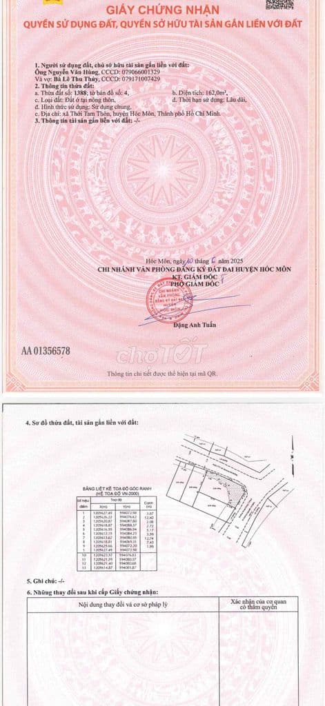 góc 2mặt tiền Trung Đông 7 . 165m thổ - Ảnh 3