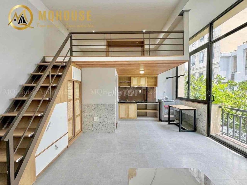 CHUNG CƯ MINI FULL NT CÓ MÁY GIẶT RIÊNG GẦN ĐH HUFLIT - KHU SÂN BAY