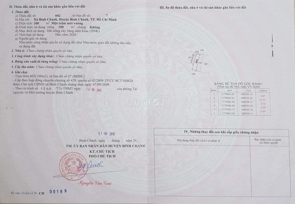 Đất xã Bình Chánh 5m x 20m, sổ hồng riêng. - Ảnh 2