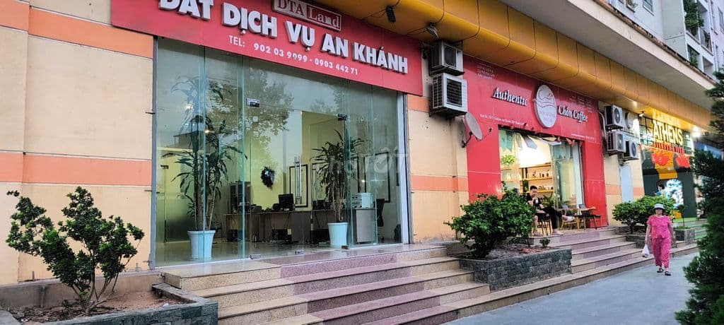 Cho thuê văn hòng 18T1, The Golden An Khánh, 90 m2, mặt đường chính