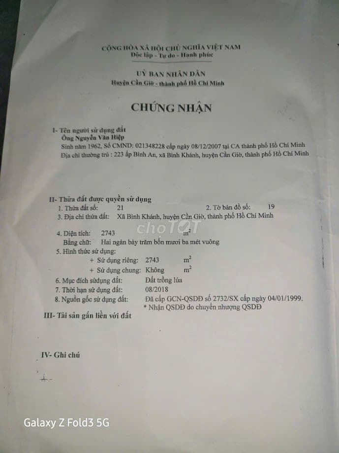 Bán đất Bình Khánh Cần Giờ, mặt tiền đường đá xanh, đất đẹp nở hậu. - Ảnh 2