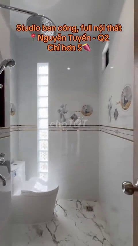 Studio ban công full nội thất ở Nguyễn Tuyển - Q2 chỉ hơn 5 🍠 - Ảnh 3