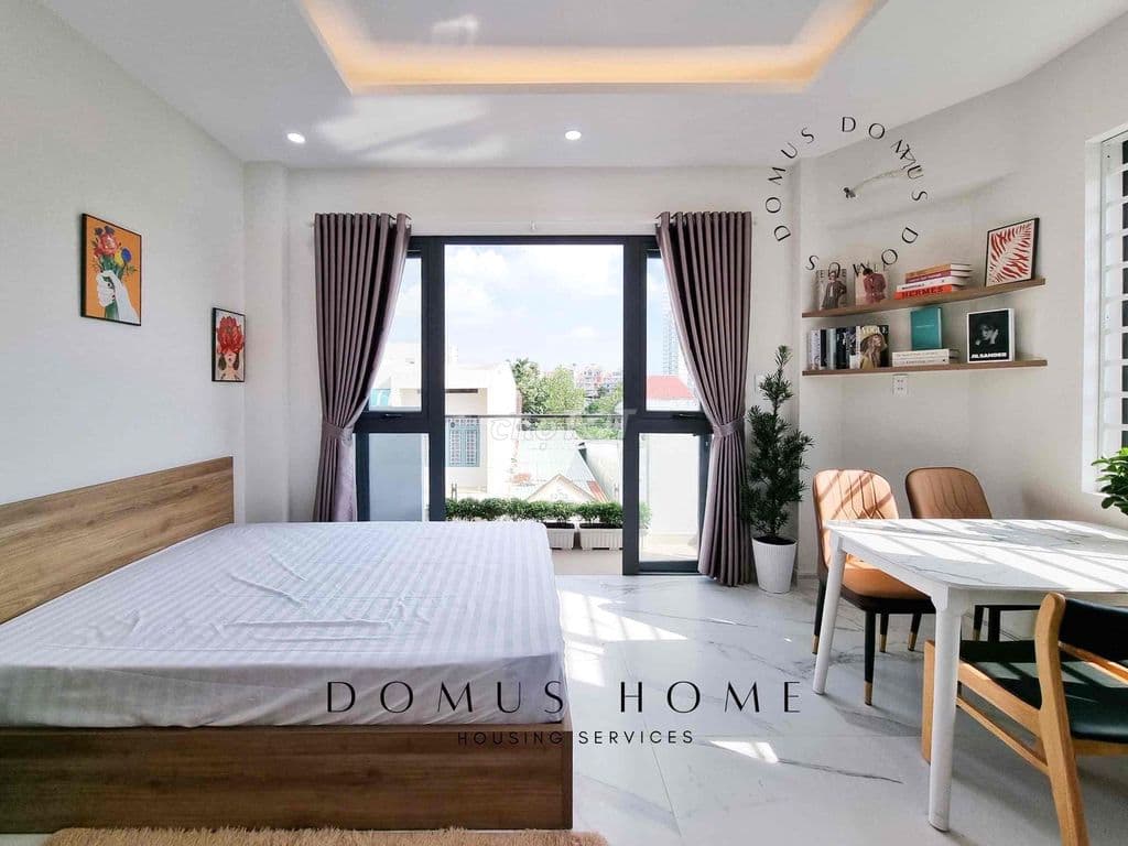 khai trương chdv 1pn / studio Full nội thất máy giặt riêng - Ảnh 2