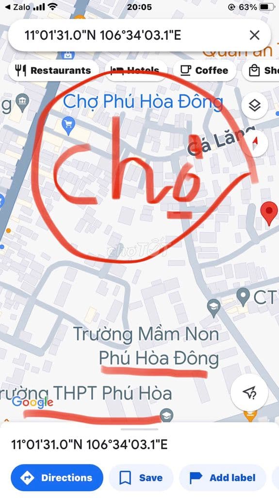 Đất ngay chợ Phú Hòa Đông, 1ty2 hết 90m2 - Ảnh 2