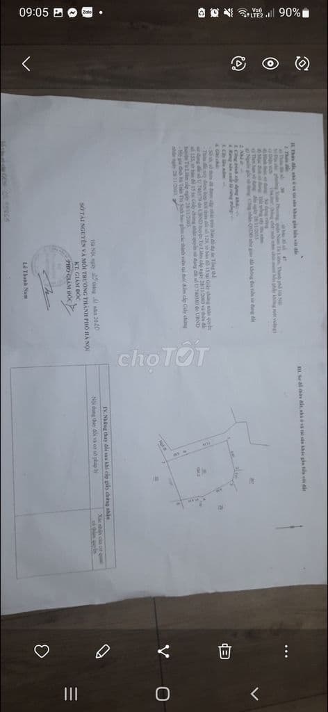 Bán đất trồng cây.