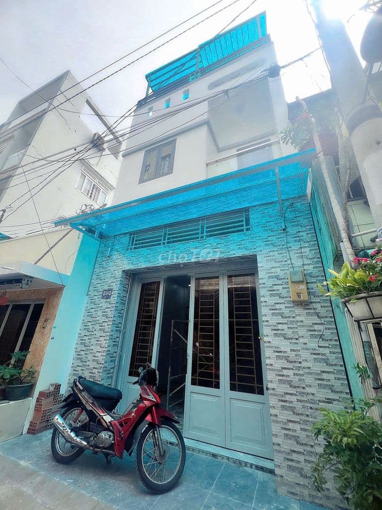 bán nhà 3 tấm hẻm 628 Hậu giang p12 q6 ( phí mg 100tr)