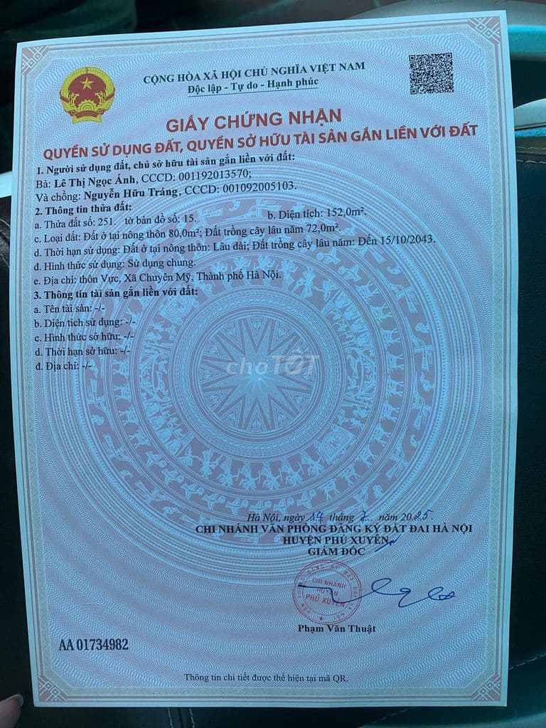 🏘️🏘️ Đất Làng nghề thôn Vực - xã Chuyên Mỹ - Phú Xuyên