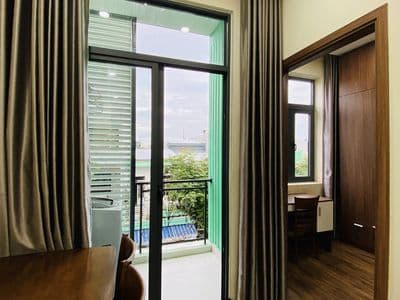 Cho thuê căn hộ 2pn đường Hồ huân nghiệp, quận ngũ hành sơn, ban công