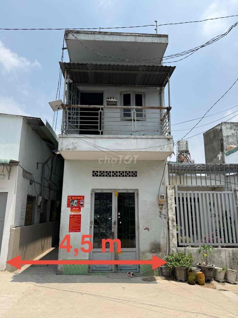 Dãy trọ 4,5x17 ngay gần Lê Văn Khương Q12, tôi chủ, full thổ cư.