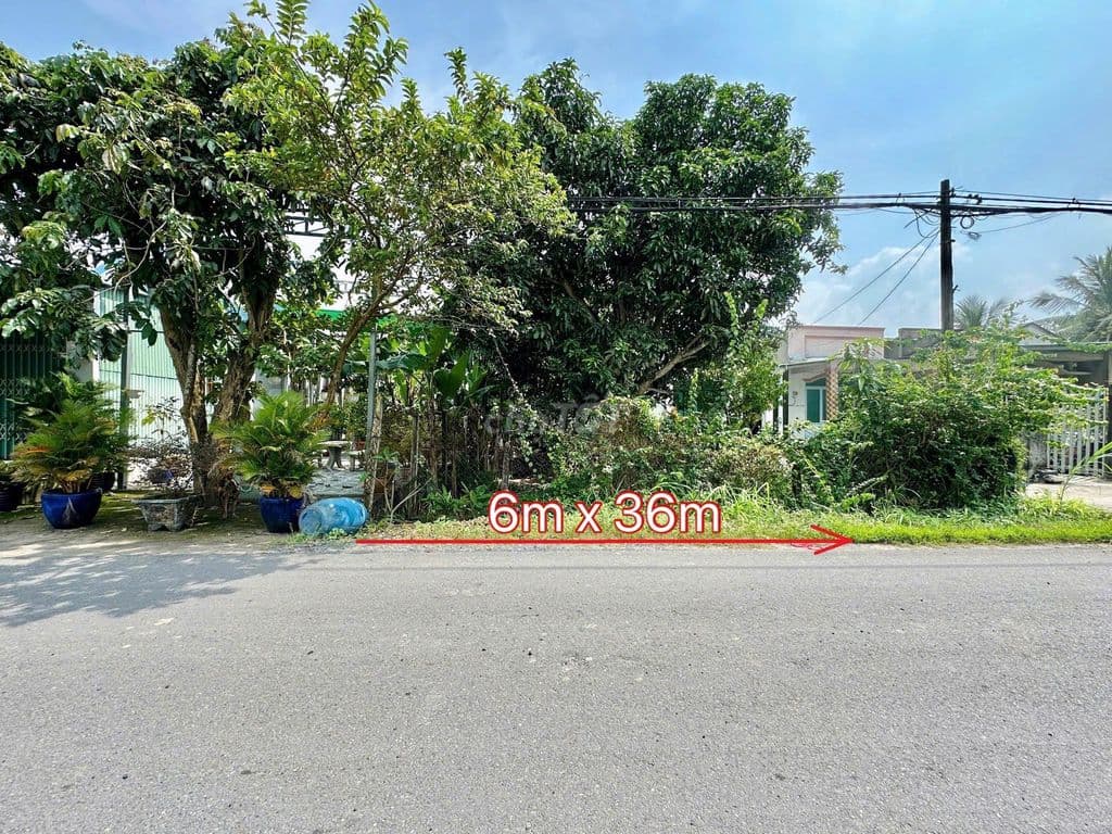 Thanh lý miếng đất mặt tiền đường 6m tại xã Phước Thạnh Củ Chi SHR