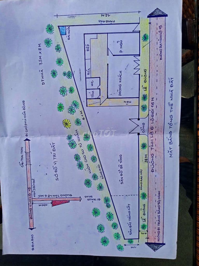 Đất vườn mặt tiền đường nhựa - Ảnh 3