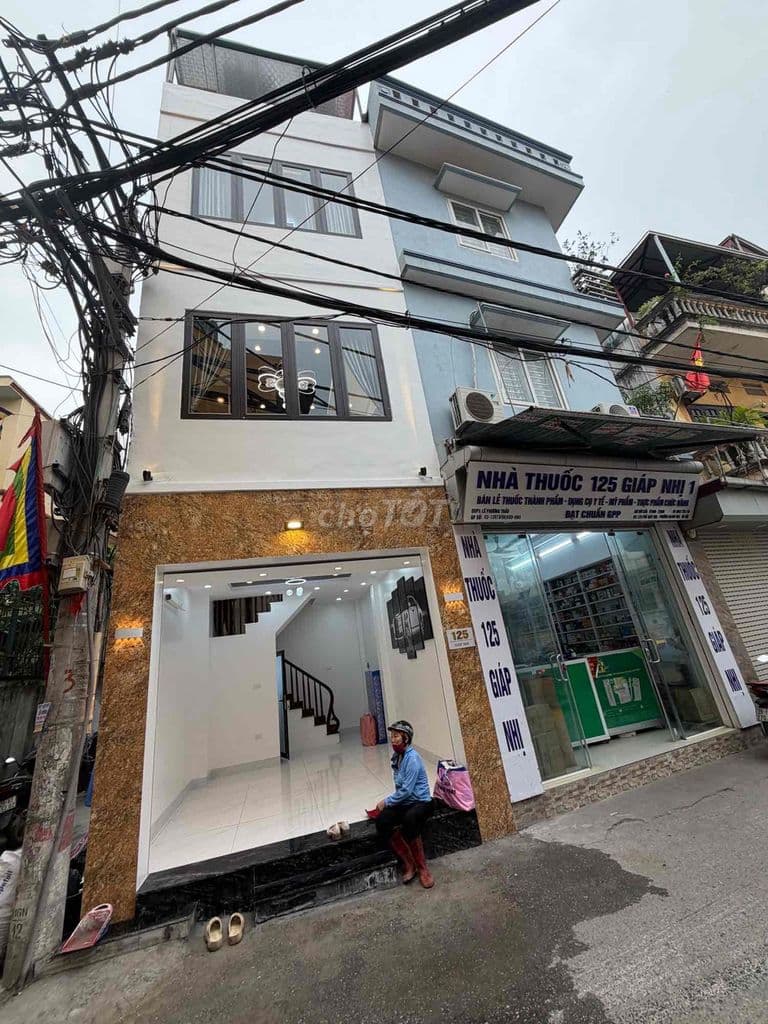 - BÁN NHÀ MẶT PHỐ GIÁP NHỊ -GIÁP BÁT - HOÀNG MAI -NHÀ 25M,4TẦNG,LÔ GÓC