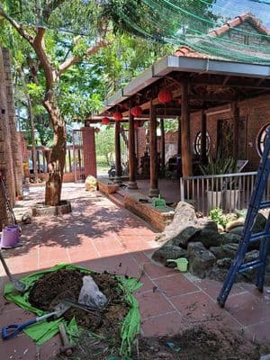 CHO THUÊ NHÀ 2 TẦNG SÂN VƯỜN: ĐƯỜNG KHUÊ ĐÔNG - AO CÁ