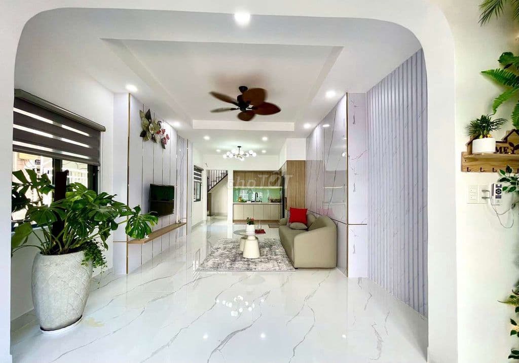 Nhà đẹp HXH Phú Thọ Hòa CN 55m2(4,5x12) nở hậu gần mặt tiền