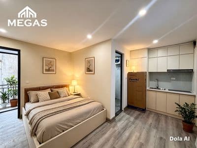 CĂN HỘ STUDIO MỚI FULL NỘI THẤT OTO ĐỖ CỬA HOÀNG NGÂN, LÊ VĂN LƯƠNG