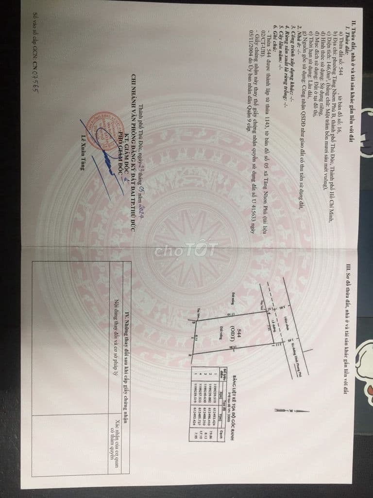 Đất sổ đỏ 146m2 Đình Phong Phú KDC trung tâm Q9. - Ảnh 3