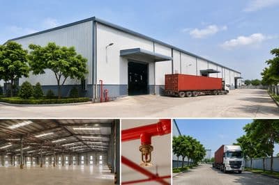 CHO THUÊ KHO, XƯỞNG 2.500M² TẠI HÒA CẦM – PCCC TỰ ĐỘNG – CHỈ 60K/M²