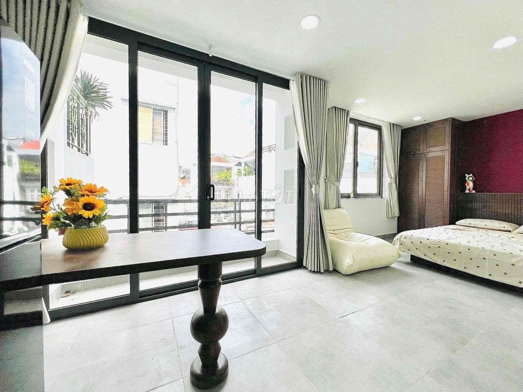 CHO THUÊ CHUNG CƯ MINI 1PN 40m2 BANCOL THANG MÁY NHÀ MỚI TÂN BÌNH - Ảnh 2