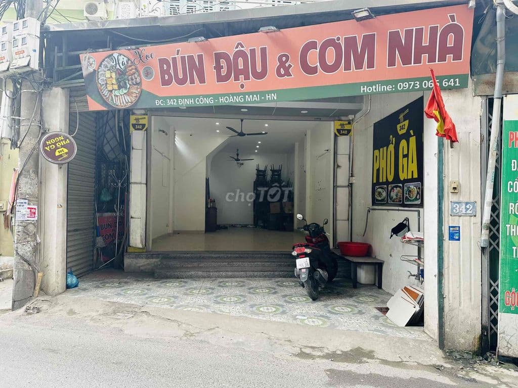 Cho thuê mặt bằng kinh doanh Phố Định Công