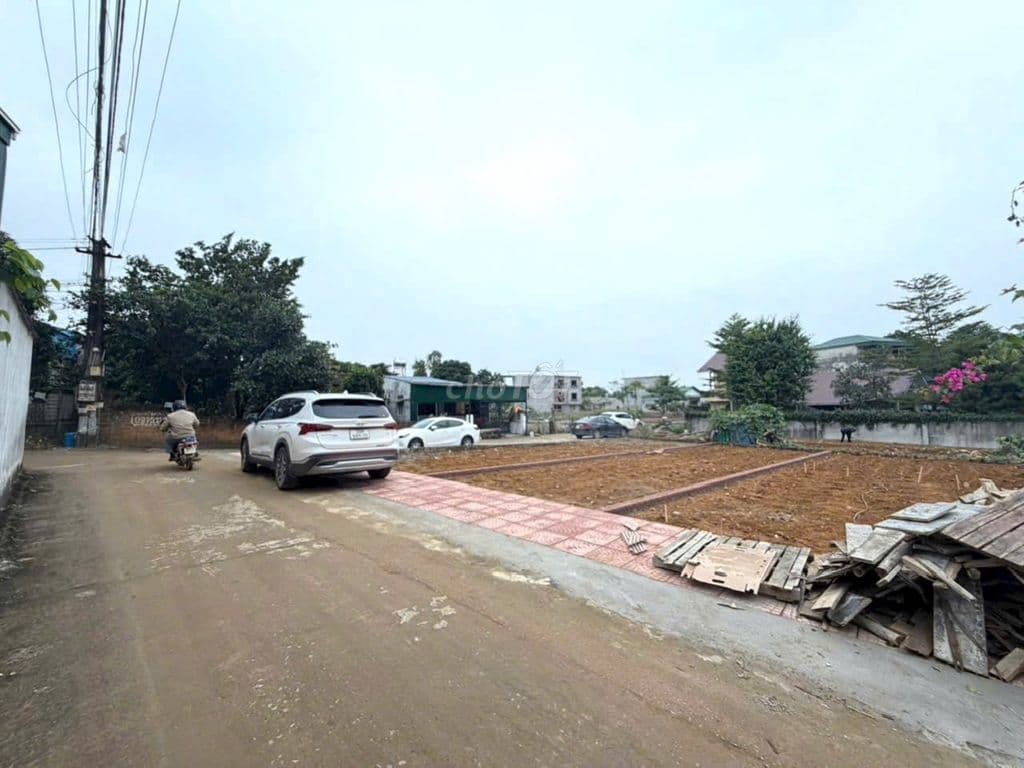 Đất sát UBND xã Hạ Bằng - Hòa Lạc.Lô góc 120m2 ô tô tránh kinh doanh. - Ảnh 3