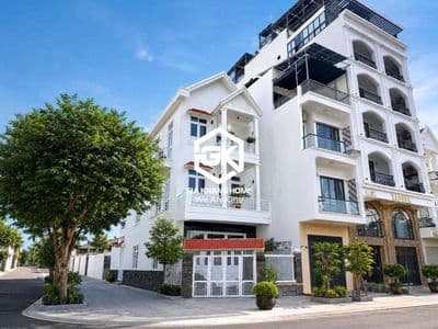 CHO THUÊ DÀI HẠN NHÀ PHỐ MẶT TIỀN 3 TẦNG PHONG CÁCH ĐỊA TRUNG HẢI 4 PH