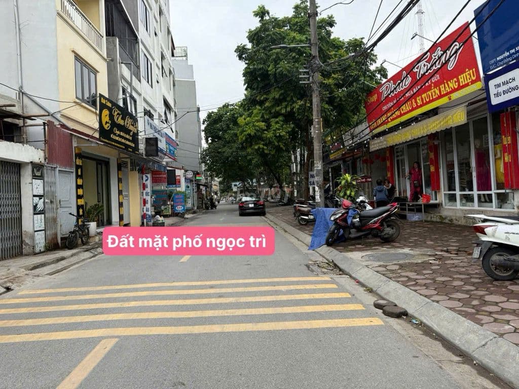CẦN BÁN ĐẤT MẶT PHỐ NGỌC TRÌ LONG BIÊN HÀ NỘI.