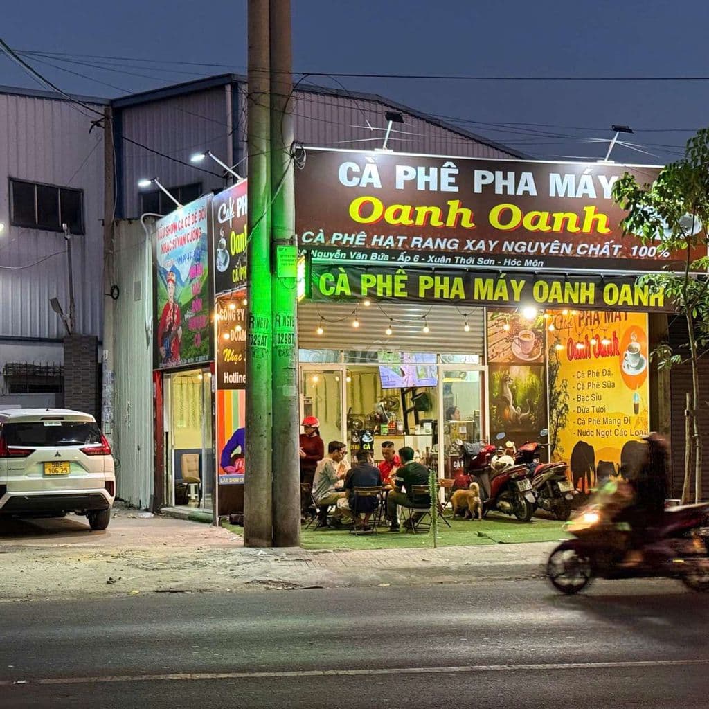 Sang tiệm cafe mới