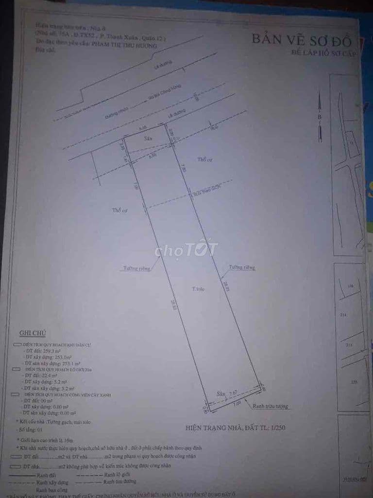 bán 285m2 mặt tiền TX52 - Ảnh 3