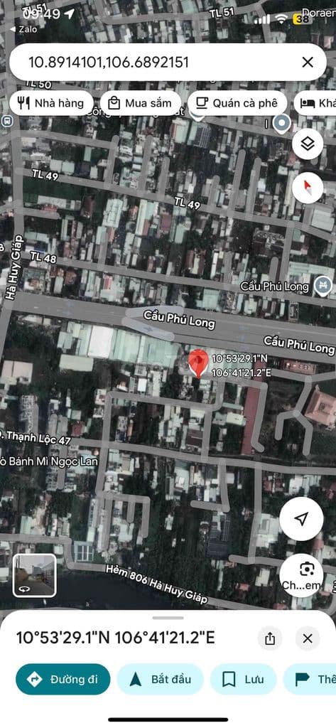 Tôi chính chủ cần bán lô đất thạnh lộc 47 sát chân cầu PHÚ LONG