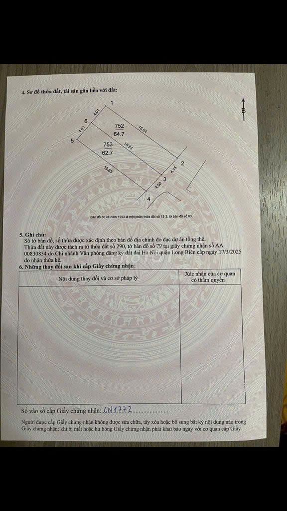 🔥 NGỌC THỤY – Ô TÔ VÀO ĐẤT – GẦN KĐT KHAI SƠN 🔥 💰 63m² – CHỈ 13.2 TỶ