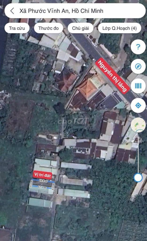 Kẹt tiền bán 84,7m2 đất TC,X.Phước Vĩnh An ,Củ Chi . Giá 653 triệu