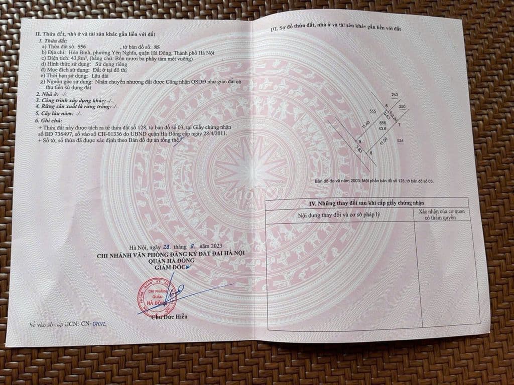 Đất thổ cư tổ 16 Yên Nghĩa, DT44m2, MT3.83m, ôtô đỗ, 3.2 tỷ Hà Đông - Ảnh 2